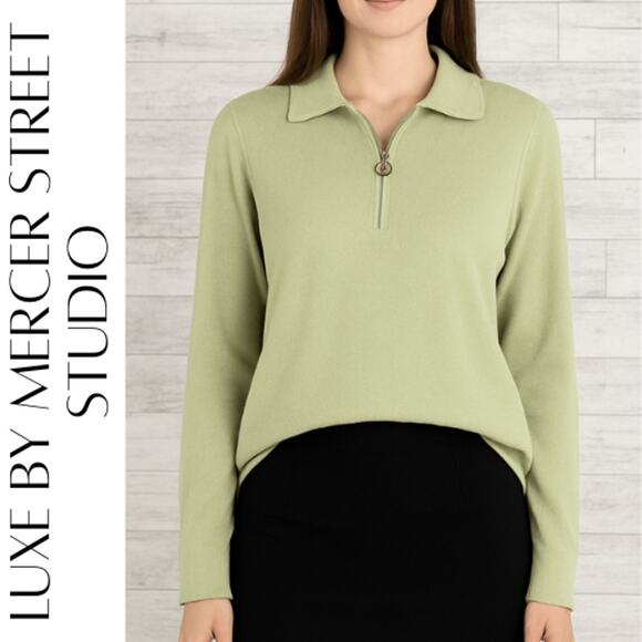 LUXE BY MERCER STREET STUDIO 100% Acrylic Pullover Sweater, S - Picture 1 of 9